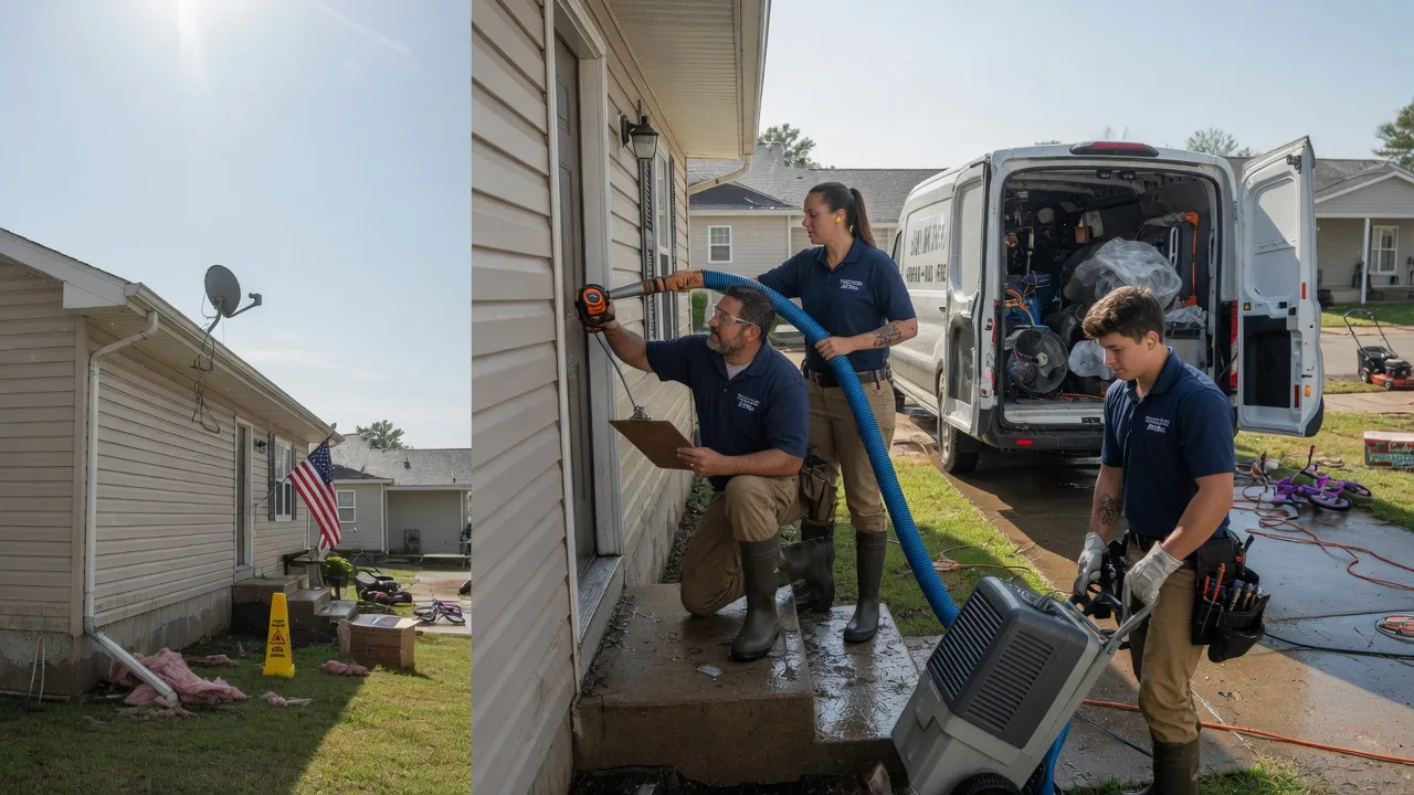 Ceiling Water Damage Restoration in Urbana, IL near me